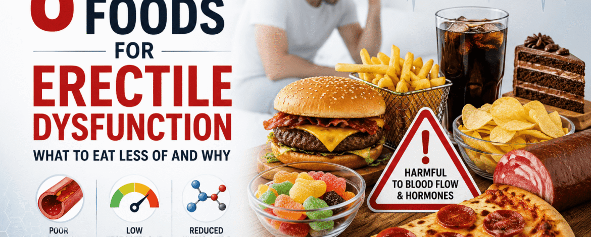 8 Worst Foods for Erectile Dysfunction — What to Eat Less of and Why