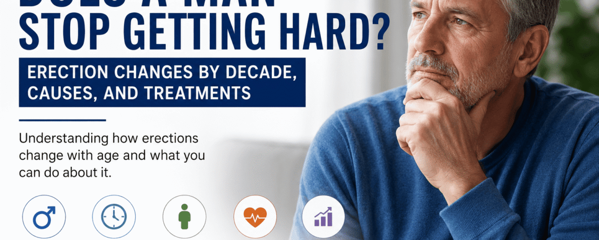 At What Age Does a Man Stop Getting Hard? Erection Changes by Decade, Causes, and Treatments