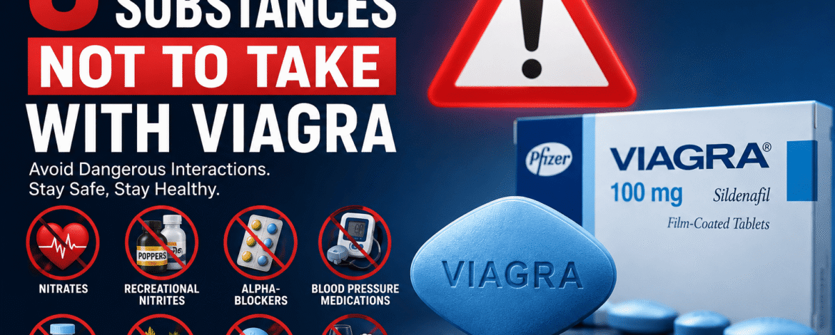 8 Drugs Not to Take With Viagra: Dangerous Interactions You Should Know