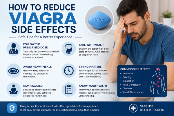 how to reduce Viagra side effects