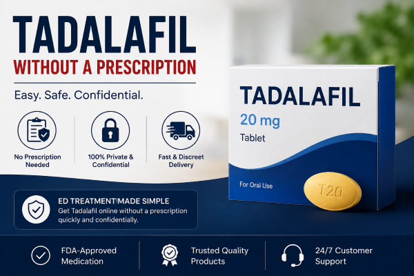 Tadalafil Without a Prescription: Legal Status and Safety