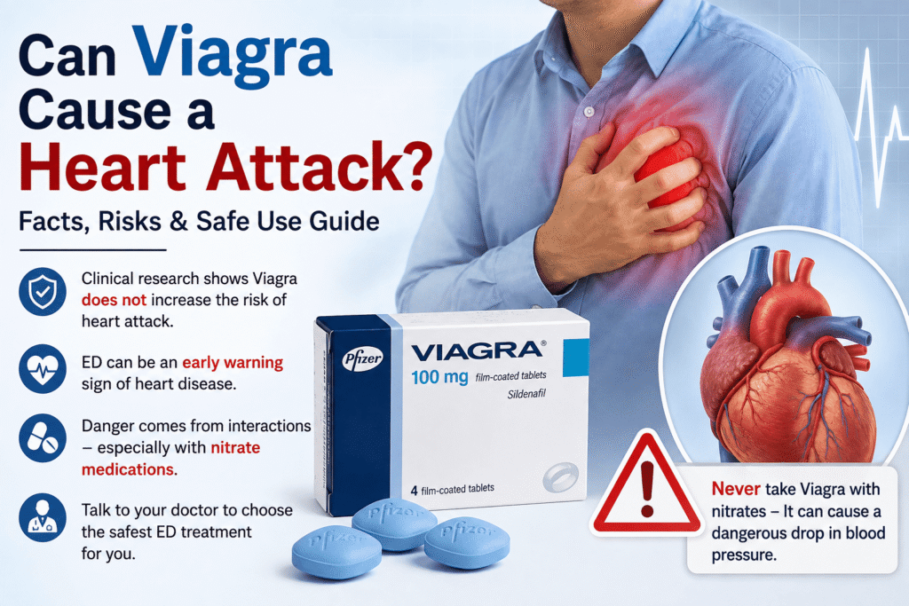 Can Viagra cause a heart attack? Understanding Viagra and heart health