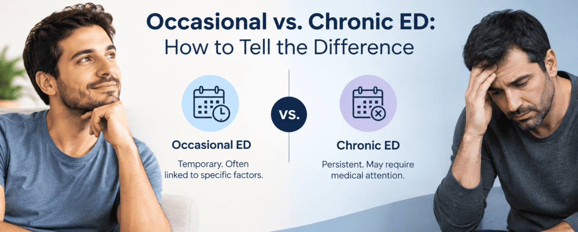 Occasional vs. Chronic ED: How to Tell the Difference