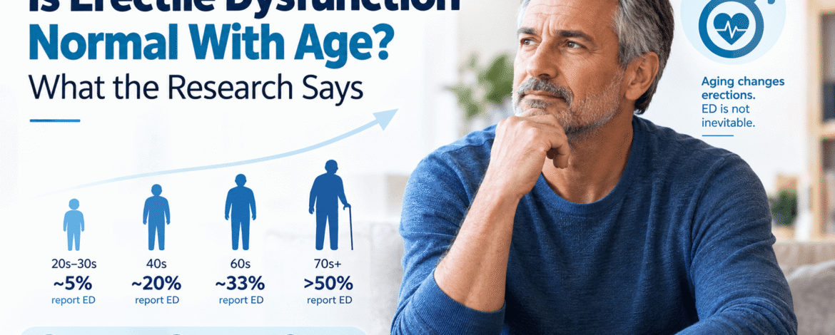 Is Erectile Dysfunction Normal With Age? What the Research Says