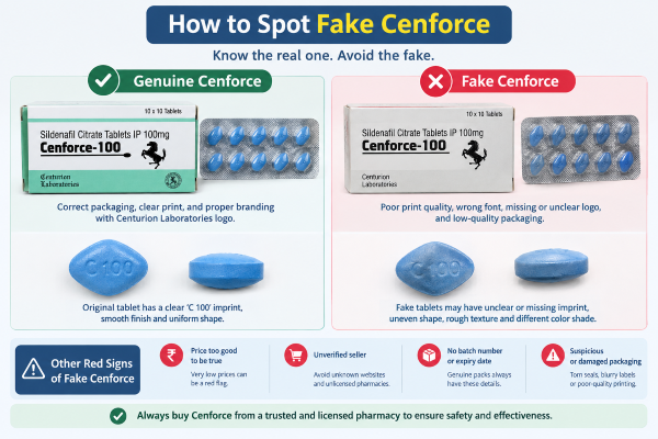 How to Spot Fake Cenforce for Safety and Effectiveness