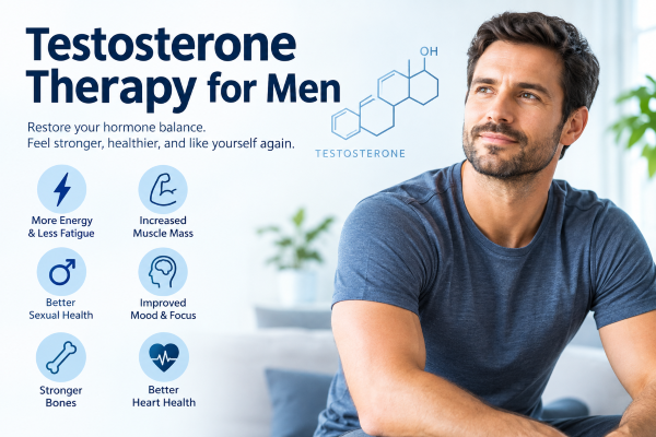 Testosterone Therapy for Men: Benefits, Uses, and Side Effects