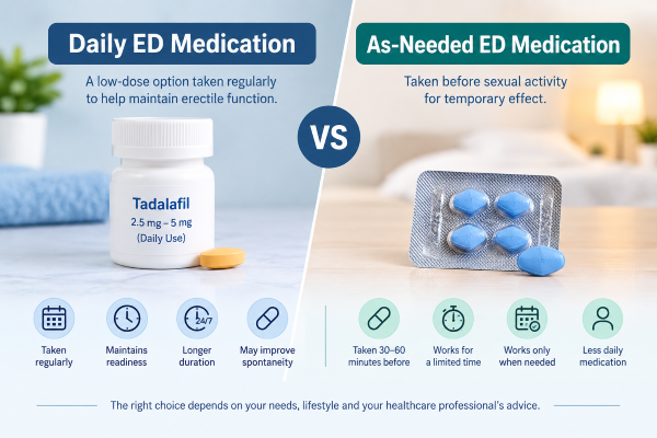 Daily vs As-Needed ED Medication