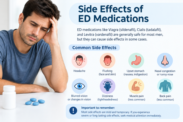 side effects of ED medications